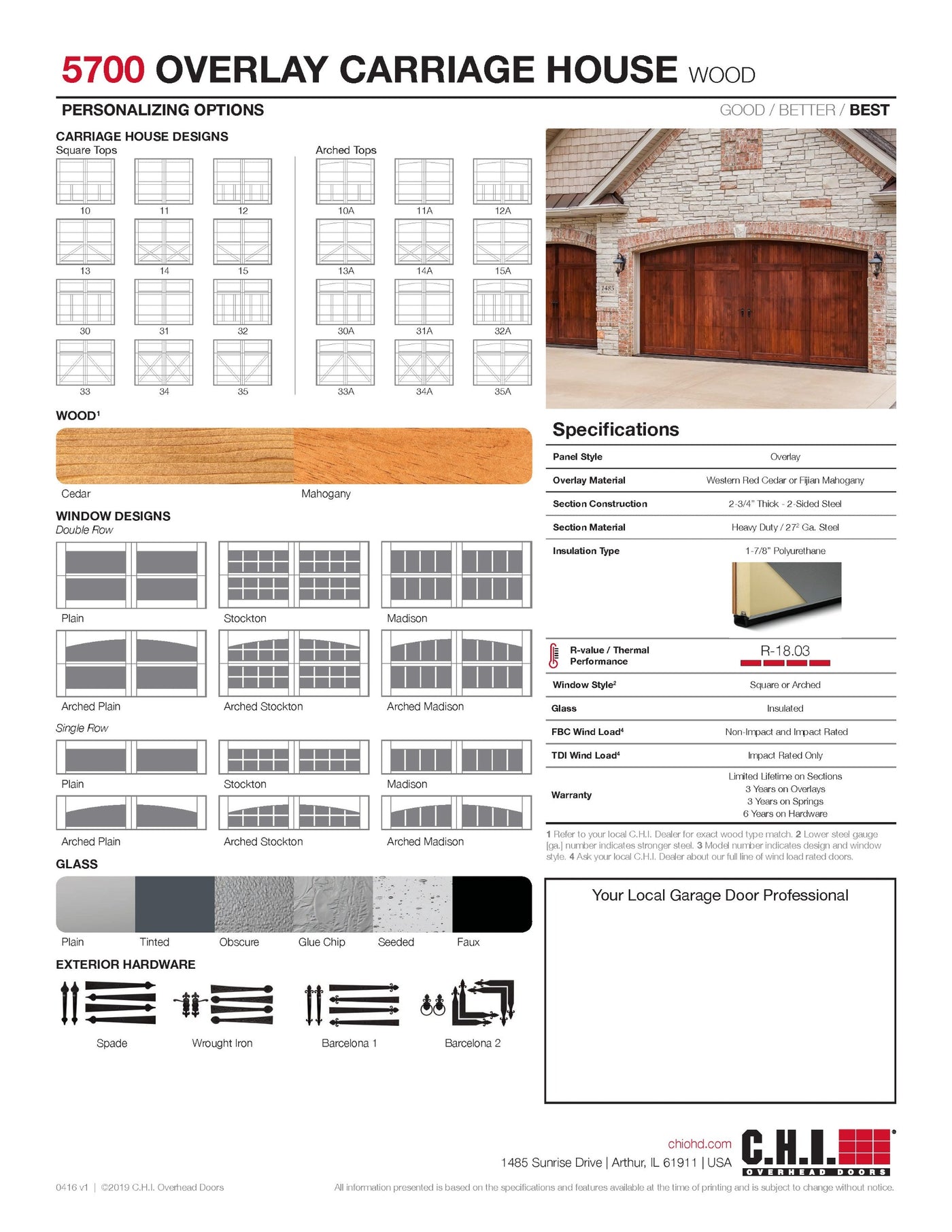 Overlay Carriage House Collection