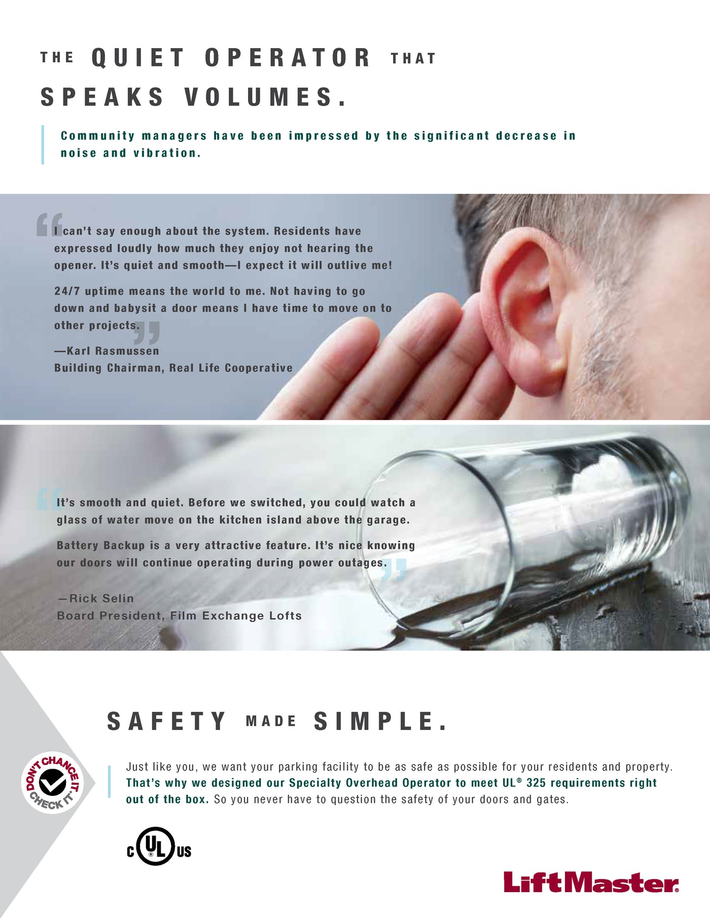 LiftMaster HCTDCUL Specialty Overhead Operator